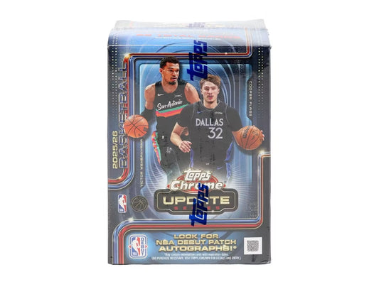 2025/26 Topps Chrome Update Series Basketball Blaster Box