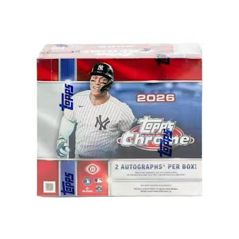 2026 Topps Chrome Baseball Hobby Jumbo Box