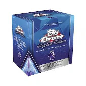 2026 Topps Chrome Premier League EPL Soccer Sapphire Edition Box
