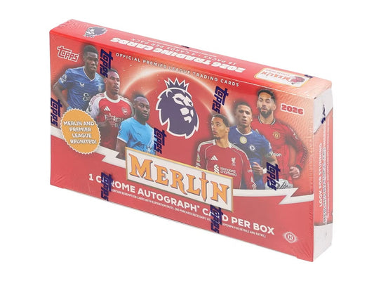 2025-26 Topps Merlin English Premier League Soccer Hobby Box