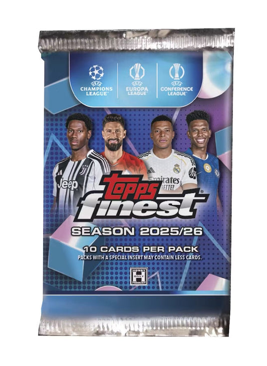 2025/26 Topps UEFA Club Competitions Finest Soccer Hobby Box