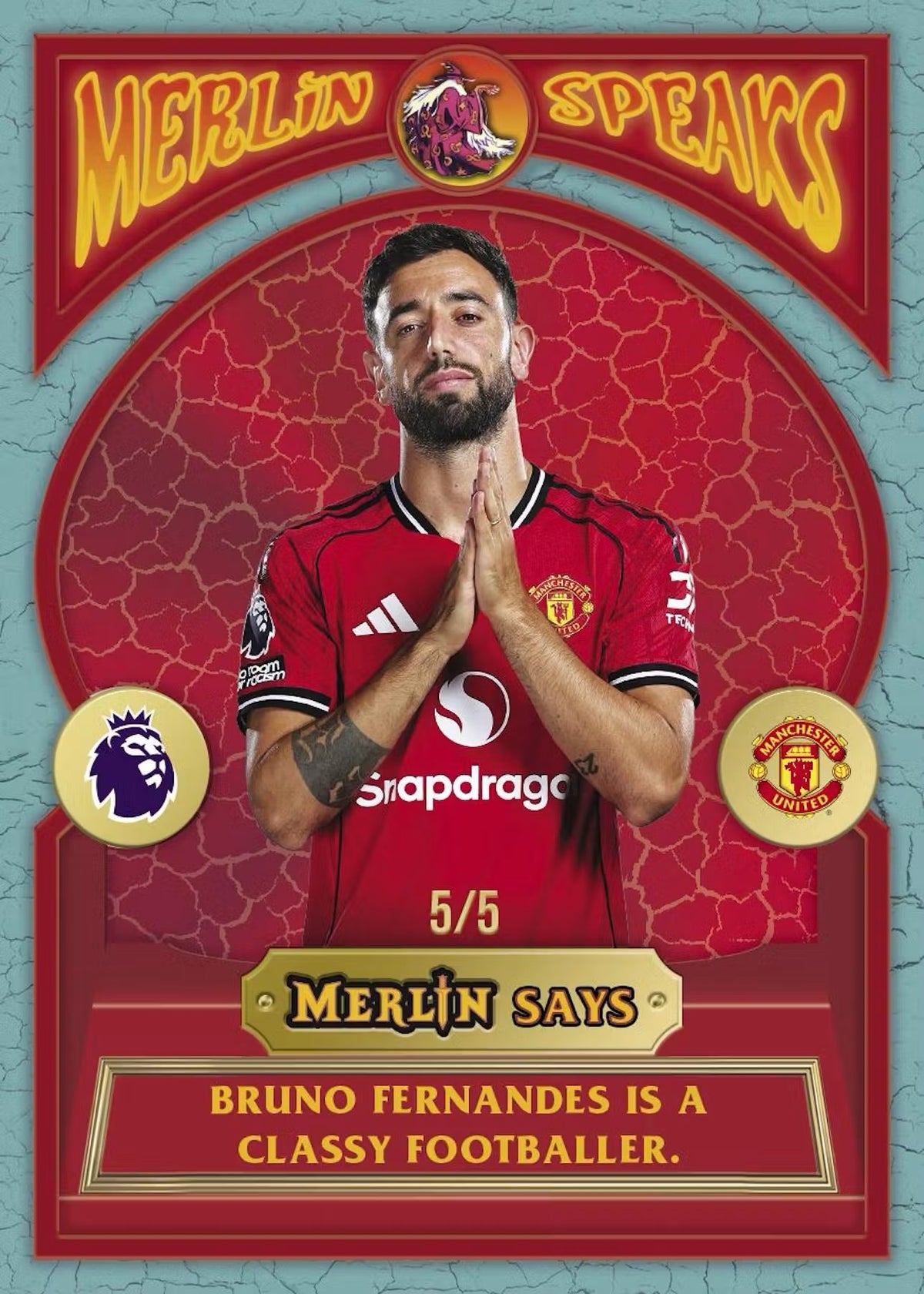 2025-26 Topps Merlin English Premier League Soccer Hobby Box