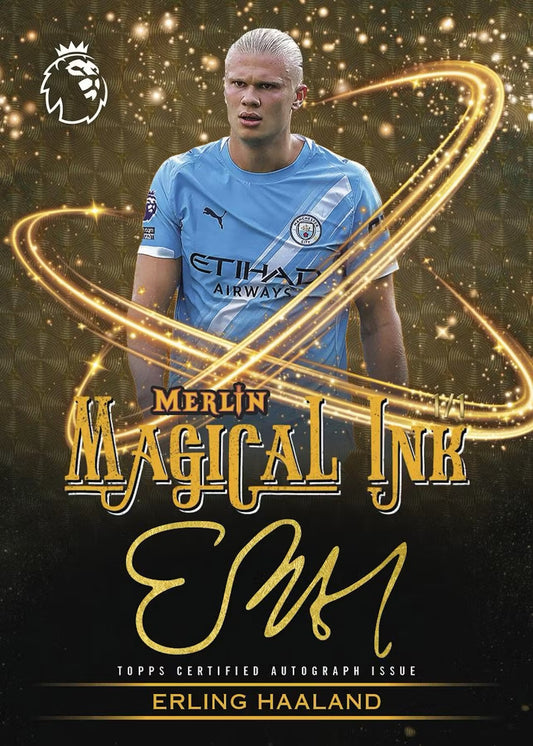 2025-26 Topps Merlin English Premier League Soccer Hobby Box