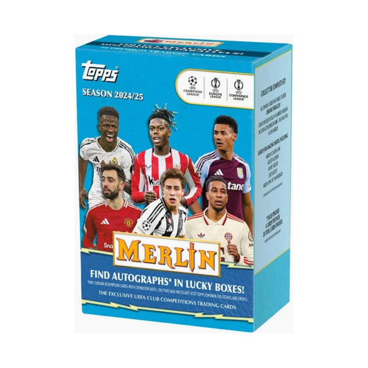 2024/25 Topps Chrome Merlin UEFA Club Competitions Soccer Blaster Box
