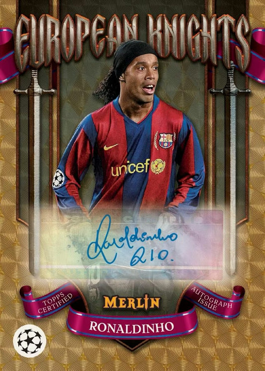 2024/25 Topps Chrome Merlin UEFA Club Competitions Soccer Hobby Box