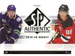 2019-20 Upper Deck SP Authentic Hockey Hobby Box
