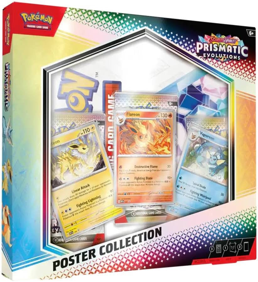 Pokemon Scarlet & Violet Prismatic Evolutions Poster Collection