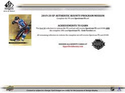 2019-20 Upper Deck SP Authentic Hockey Hobby Box