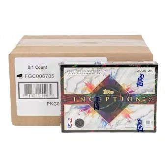 2025/26 Topps Inception Basketball Hobby 8-Box Case