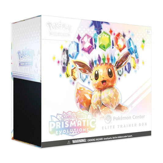 Pokemon TCG Scarlet & Viole Prismatic Evolutions Pokemon Center Elite Trainer Box