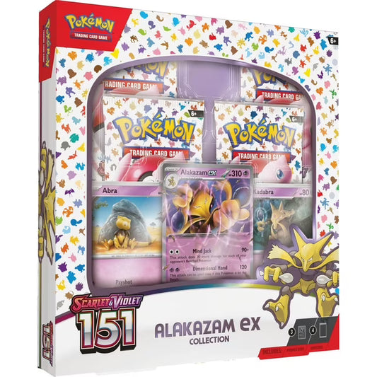 Pokemon Scarlet & Violet 151 Alakazam EX Collection Box