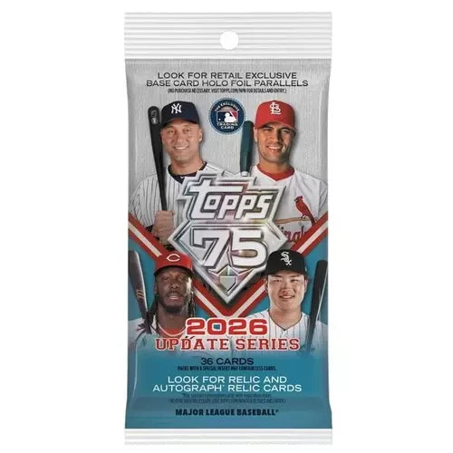 2026 TOPPS UPDATE SERIES BASEBALL FAT PACK